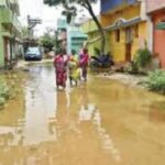 மண்ணச்சநல்லூர் அருகே குடியிருப்புகளை சூழ்ந்த மழை நீர்