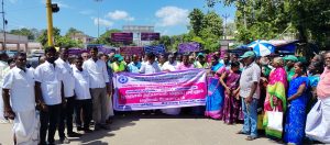 அரியலூர் அருகே ஊரக வளர்ச்சி துறை அனைத்து சங்கங்களின் கூட்டமைப்பினர் ஆர்ப்பாட்டம்