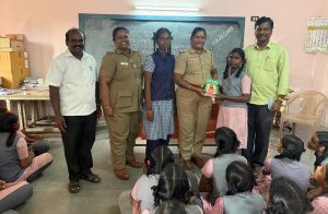 பொன்னூர் அரசினர் மேல்நிலைப் பள்ளியில் பெண் கல்வியும் பாதுகாப்பும் விழிப்புணர்வு கருத்தரங்கம்