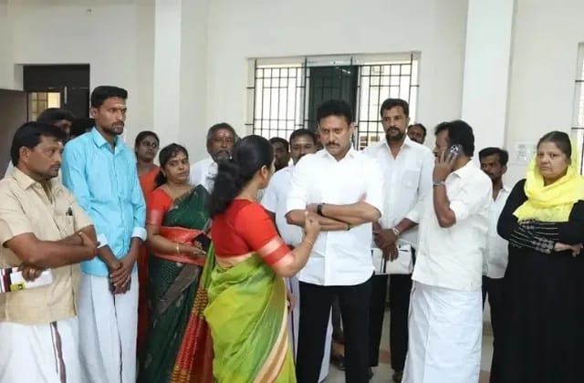 உங்களுடன் ஸ்டாலின் முகாம் அன்பில் மகேஷ் பங்கேற்பு