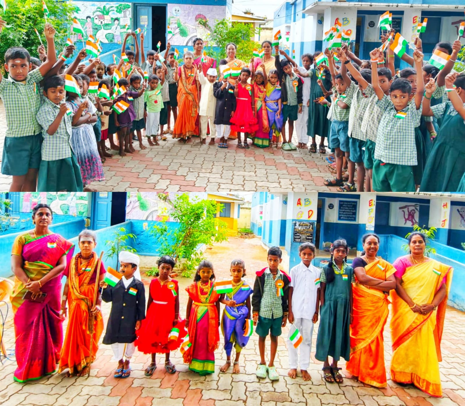 மதுரை அரசு பள்ளியில் 77 வது குடியரசு தின விழா