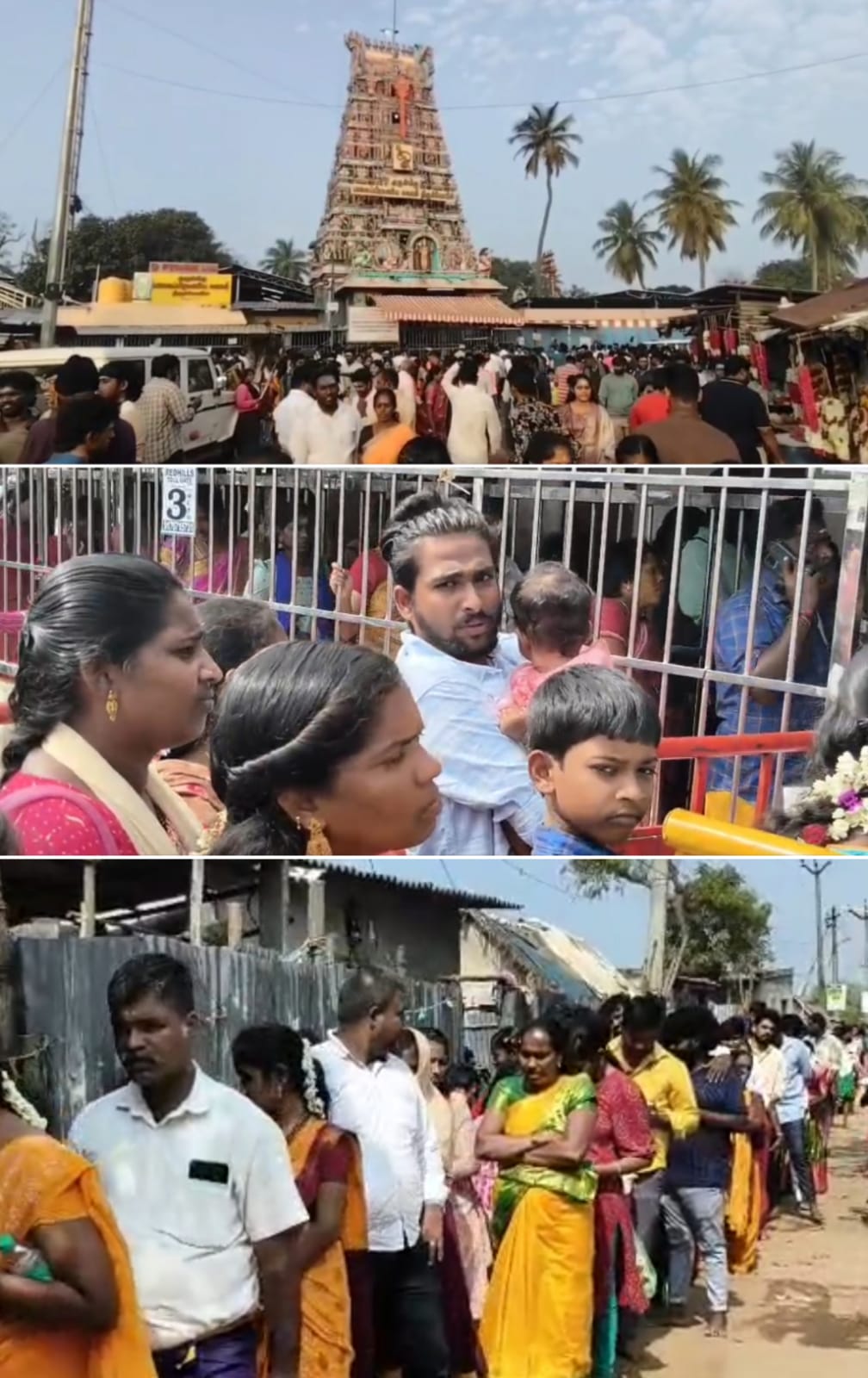 சிறுவாபுரி முருகன் கோவிலுக்கு வருகை தந்த பக்தர்களுக்கு அடிப்படை வசதிகள் சரியாக செய்து தரப்படவில்லை என குற்றச்சாட்டு