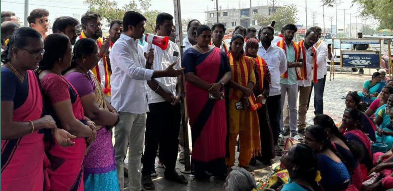 சத்துணவு அங்கன்வாடி ஊழியர்களுக்கு தவெக ஆதரவு