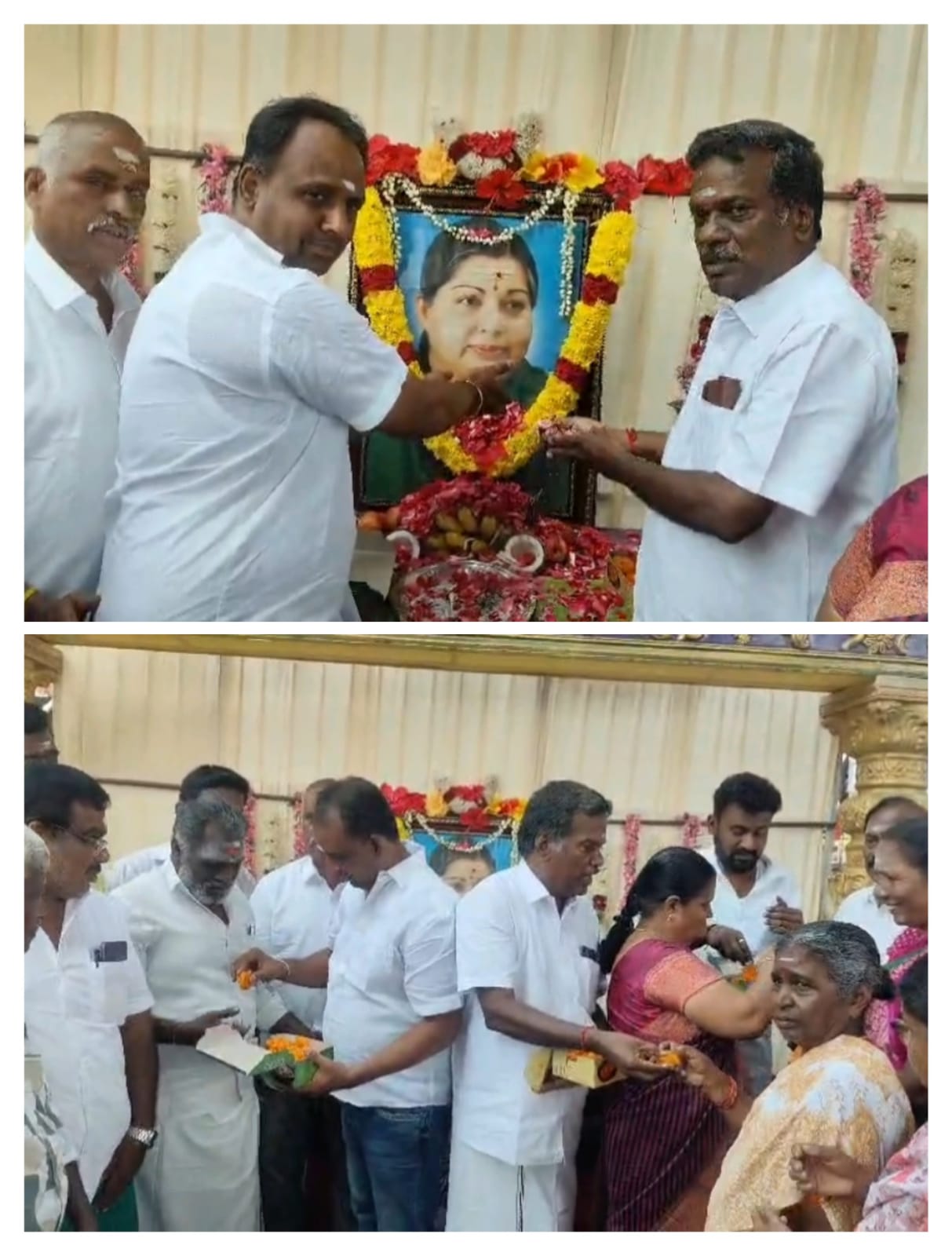 முன்னாள் முதல்வர் ஜெயலலிதாவின் பிறந்தநாள் விழா- முன்னாள் அமைச்சர் தாமோதரன் பங்கேற்பு