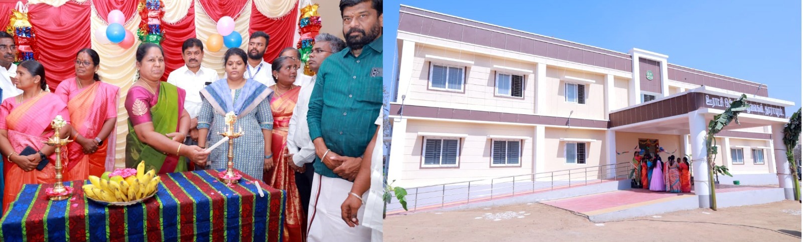 தாராபுரத்தில் ஊராட்சி ஒன்றிய அலுவலக புதிய கட்டடம் திறப்பு
