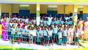 ஓகைப்பேரையூரில் ஊராட்சி ஒன்றிய நடுநிலைப் பள்ளியில்  கூடுதல் வகுப்பறை புதிய கட்டிடம்  சட்டமன்ற உறுப்பினர் பூண்டி கலைவாணன்  திறந்து வைத்தார்