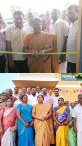 குண்டடம் முத்து கவுண்டம்பாளையம் 10 லட்சம் மதிப்பீட்டில் புதிய நூலகக் கட்டிடத்தை திறந்து வைத்தார் அமைச்சர் என்.கயல்விழி செல்வராஜ்