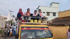 நாமக்கல் சட்டமன்றத் தொகுதி திமுக வேட்பாளர் தீவிர வாக்கு சேகரிப்பு