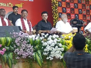 ஆண்டிபட்டி அருகில் நடைபெற்ற மதசார்பற்ற முற்போக்கு கூட்டணியின் வேட்பாளர்களை ஆதரித்து தமிழக முதல்வர் தீவிர பரப்புரை