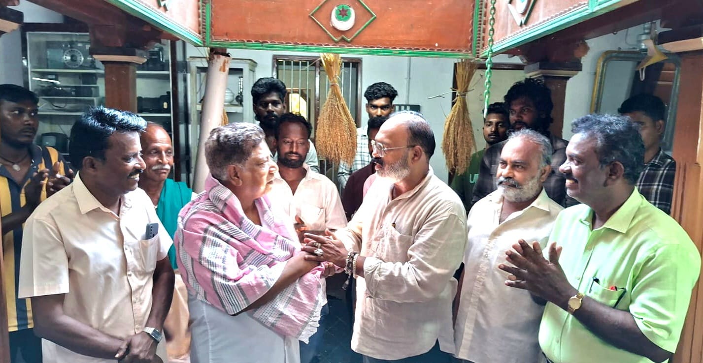 நிரவியில் ஆர்வலர் அஸ்ரப் அலி காரைக்கால் பாரம்பரிய மையம் தொடக்கம்-இந்திய ஊழல் எதிர்ப்பு இயக்கம் பாராட்டு