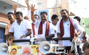 போடிநாயக்கனூர் சட்டமன்றத் தொகுதியில் திமுக வேட்பாளர் தீவிர வாக்கு சேகரிப்பு