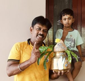 அக்ஷய திதியை முன்னிட்டு 100% வாக்குப்பதிவு விழிப்புணர்வு