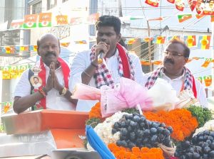 தாம்பரம் பல்லாவரம் அதிமுக, ஐஜெகே வேட்பாளர்களை ஆதரித்து பாஜக முன்னாள் தலைவர் கே.அண்ணாமலை பரப்புரை