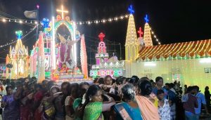 ராராந்திமங்கலம் கிழக்கு புனித ஆரோக்கிய மாதா ஆலய திருத்தேர் பவனி