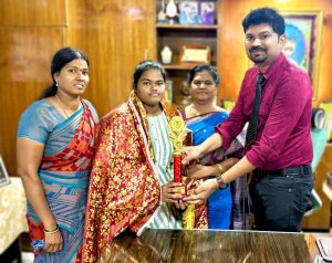 பன்னிரெண்டாம் வகுப்பு பொதுத்தேர்வில் வடலூர் எஸ்.டி.ஈடன் பள்ளி மாணவி மாநில அளவில் சாதனை