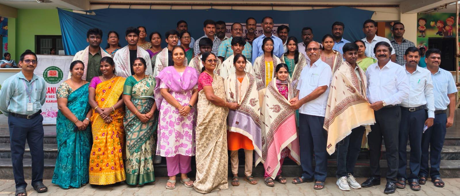 கரூர் பரணி பார்க் பள்ளி மாநில சாதனை