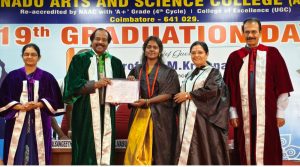 கொங்குநாடு கலை மற்றும் அறிவியல் கல்லூரியின் 19-வது பட்டமளிப்பு விழா