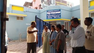 அண்ணா பேருந்து நிலையத்தை மேயர் ஜெகன் திடீர் ஆய்வு
