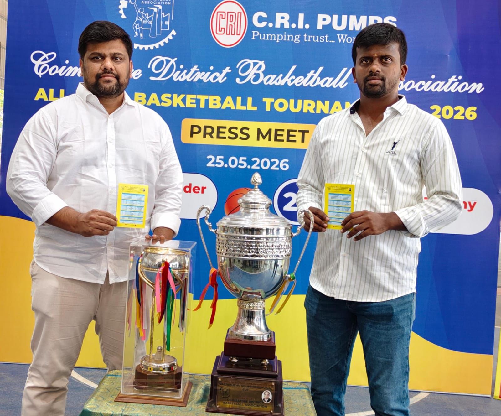கோவையில் மே 27 முதல் துவங்குகிறது ஆண்கள் மற்றும் பெண்களுக்கான அகில இந்தியக் கூடைப்பந்து போட்டிகள்