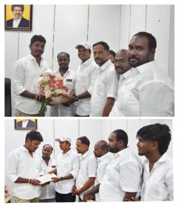 வால்பாறை அரசு மருத்துவமனையை தரம் உயர்த்த அமைச்சரிடம் தவெக நகர இணைச்செயலாளர் கோரிக்கை