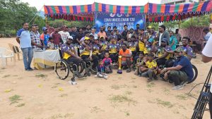 கோவையில் மாற்றுத்திறனாளிகளுக்கான வீல்சேர் டி20 கிரிக்கெட் போட்டி-கோவாவை வீழ்த்தி தமிழ்நாடு அணி சாம்பியன்