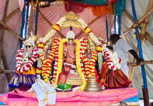 திருமருகல் மகாமாரியம்மன் கோவில் பூச்சொரிதல்