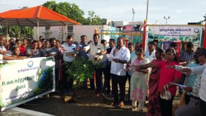 உலக சுற்றுச்சூழல் தினத்தை முன்னிட்டு தூத்துக்குடி மாநகராட்சி சார்பில்  மரம் நடு நிகழ்ச்சி