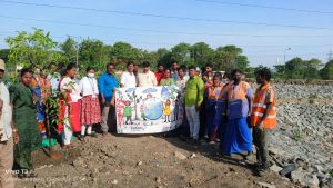 உலக சுற்று சூழல் தினம் திருவொற்றியூரில், மரக்கன்று நடும் விழா