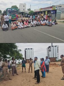 தாராபுரம் அருகே பொதுமக்கள் சாலை மறியல்