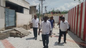 பொதுமக்கள் புகார். விரைந்து சென்று இடத்தை பார்வையிட்டார். உடனடி நடவடிக்கை
