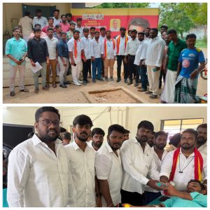 நெமிலியில் தமிழக முதல்வர் பிறந்த நாள் விழாவில் நிர்வாகிகள் ரத்ததானம்