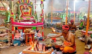 சீர்காழி அடுத்த இளையமதுக்கூடம் அருள்மிகு சௌந்தர நாயகி அம்பாள் சமேத பிர்மபுரீஸ்வரர் கோவில் கும்பாபிஷேகம்- திரளான பக்தர்கள் தரிசனம்