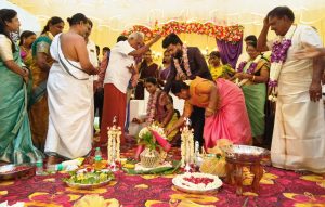 திருவாதூர் ஊராட்சி மன்ற தலைவர் பாரதி பாபு இல்லத் திருமண நிச்சயதார்த்த விழா