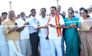 கம்பம் அருகே எம்.கே.எம் ஸ்போர்ட்ஸ் வில்லேஜ்ஜை திறந்து வைத்த எம் எல் ஏ