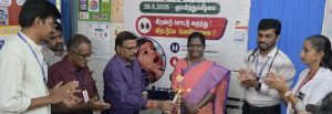 கம்பம் நகரில் தேசிய போலியோ சொட்டு மருந்து முகாமை துவக்கி வைத்த நகராட்சி நகர் மன்ற தலைவர்