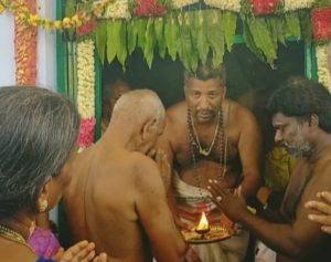 பெரியகுளம் அருகே ஸ்ரீ மங்களகர ஆஞ்சநேயர் கோவில் கும்பாபிஷேகம்