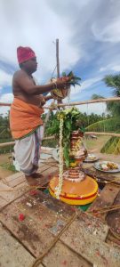 சின்னஊர்சேரி கிராமத்தில் பரிவார தெய்வங்கள் திருக்கோவில் கும்பாபிஷேகம் நடைபெற்றது