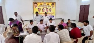 குண்டடம் ருத்ராவதி பேரூரில் திமுக நிர்வாகிகள்  ஆலோசனைக் கூட்டம்