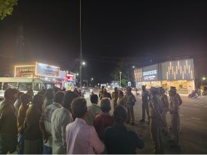 குண்டடம் பகுதியில் காவல் துறை விழிப்புணர்வு பேரணி: மாவட்ட காவல் கண்காணிப்பாளர் சிருஷ்டி சிங் பங்கேற்பு