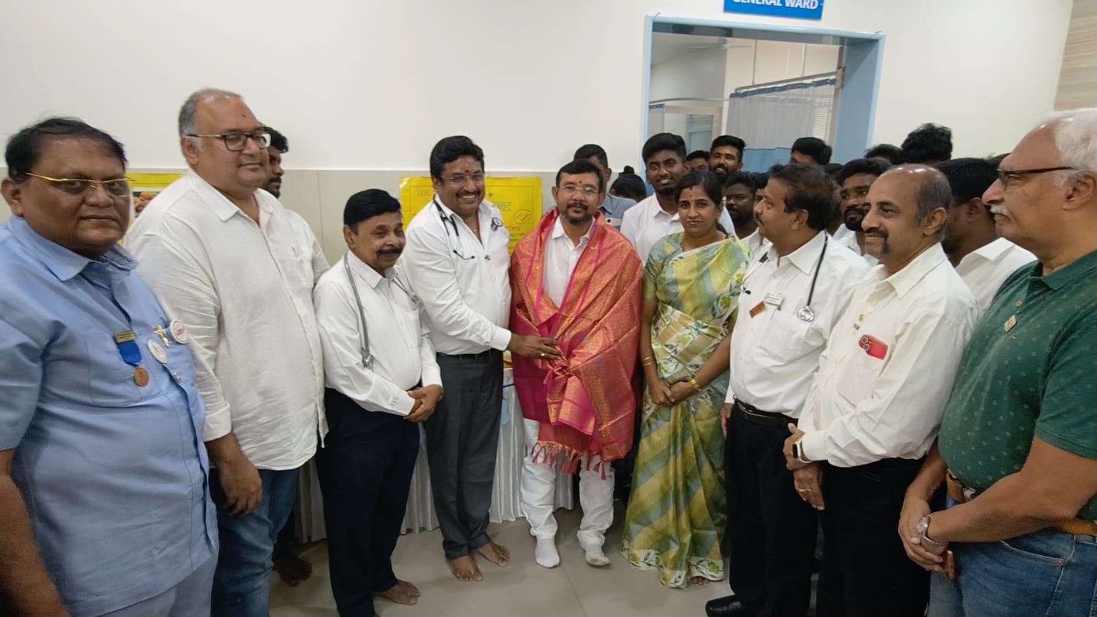 ஸ்ரீ ஐஸ்வரீயா மருத்துவமனை இந்திய மருத்துவ சங்கம் கோவை கிளை சார்பில் இலவச பல்துறை மருத்துவ முகாம்