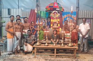 திருவாரூர் விஜயபுரம் அருள்மிகு காசி விஸ்வநாதர் ஆலயத்தில் சுந்தரமூர்த்தி நாயனார் மகா அபிஷேக ஆராதனை