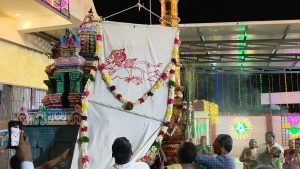 வாழ்மங்கலம்திரௌபதி அம்மன் கோவிலில் தீமிதி திருவிழா கொடியேற்றத்துடன் தொடங்கியது