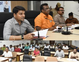 உள்ளாட்சி ஊரக அமைப்புகளில் பணியாற்றும் துப்பரவு பணியாளர்களுக்கு தகுதி முகாம்