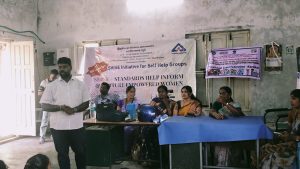 BIS SHINE திட்டத்தின் கீழ் செல்லூர் மகளிர் சுய உதவிக்குழுவினருக்கு விழிப்புணர்வு மற்றும் பயிற்சி