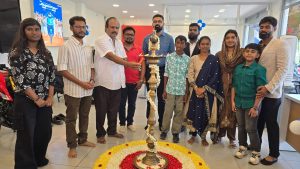 கோவையில் புதிய டி.வி.எஸ். விக்டரி ஷோரூம் திறப்பு