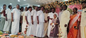 அரியலூரில் திமுக பிரமுகர் காதணி விழா சிறப்பாக நடைபெற்றது