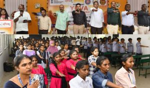 தேனி கம்மவார் சங்கக் கல்லூரியில் ‘போதைப்பொருள் இல்லா இளைஞர் இந்தியா’ விழிப்புணர்வு நிகழ்ச்சி