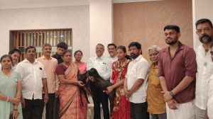 லயன்ஸ் கிளப் ஆப்  விஷன் சார்பில் கிராமப்புற பெண்களுக்குசுழற்சி ஆட்டுக்குட்டி வழங்கும் திட்டம் திருச்சியில் நடைபெற்றது