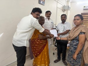 துறையூர் நகராட்சியில் குடிநீர் கட்டணம் 150ரூ நிர்ணயம் செய்ய அமைதிபாலு தலைமையில் அதிமுக நகர்மன்ற உறுப்பினர்கள் கோரிக்கை