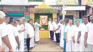 கலைஞரின் 8ம் ஆண்டு நினைவேந்தல் தென்காசி மேற்கு ஒன்றிய திமுக சார்பாக நடைபெற்றது